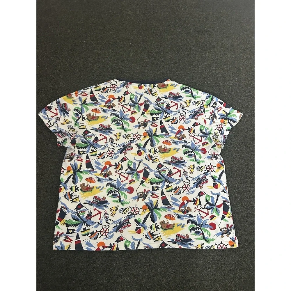 Polo Ralph Lauren Classic Fit Polo Bear Summer Jersey T-Shirt Mens‎ XL Preppy